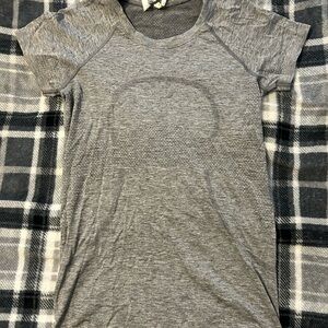 lululemon athletica Charcoal Heather Short Sleeve Tee